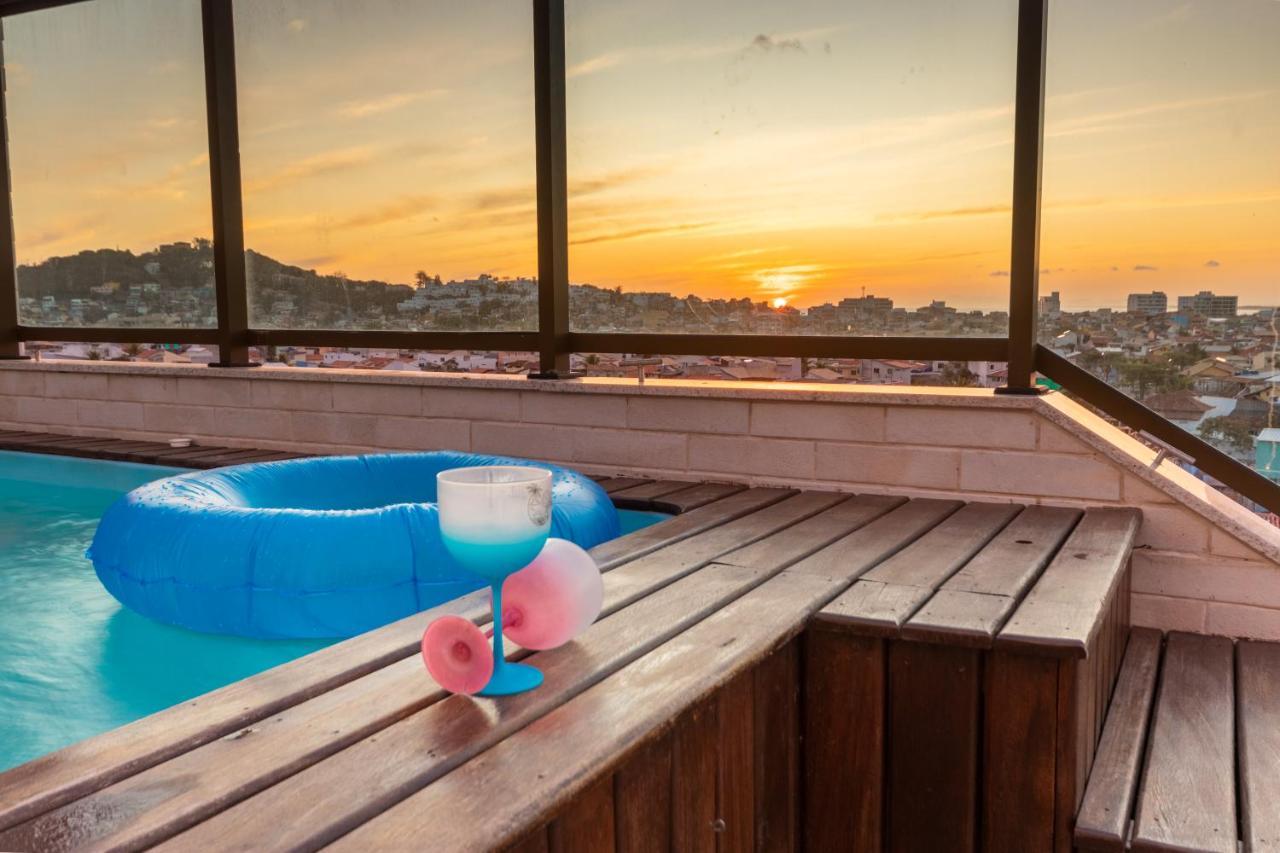 Cobertura Pe Na Areia Com Piscina Privativa E Vista Mar Na Praia Dos Anjos, Arraial Do Cabo, Para Ate 8 Pessoas Eksteriør billede